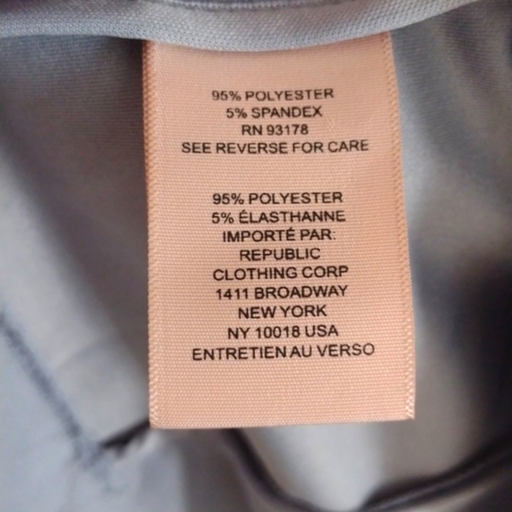 Blue Philosophy Republic open Lightweight Blazer Size Small - Picture 4 of 6